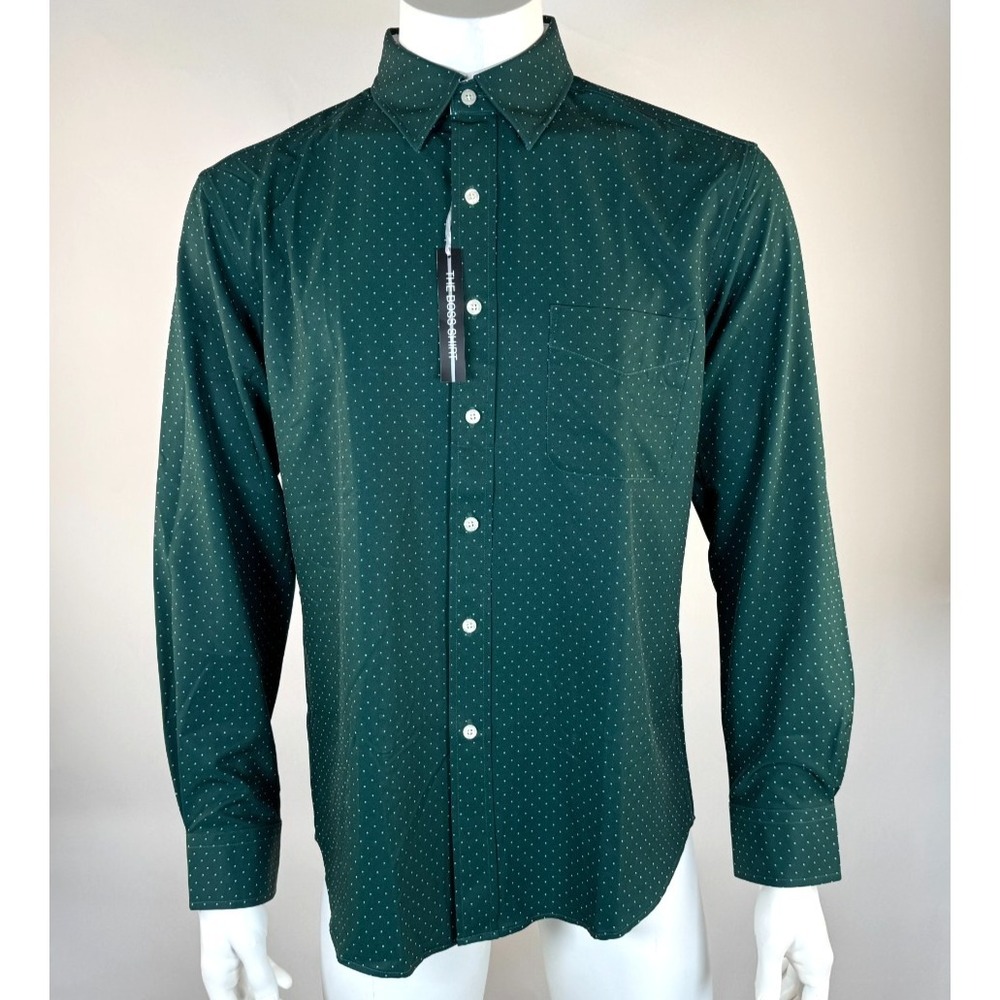 Full Turn Direct the Boss Shirt Mens L NWT Performance Sport Stretch Button-up